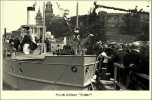 Statek wiślany TYNIEC -Reprodukcja 6824