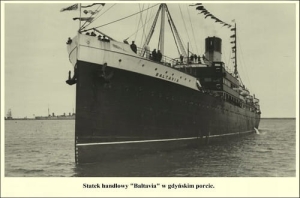 Statek handlowy Baltavia -Reprodukcja 6819