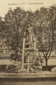 Gorzów Wlkp. fontanna - Reprodukcja 6902