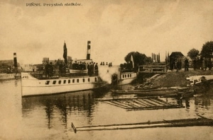 Pińsk Przystań statków - Reprodukcja 3252