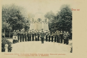 Szczecinek Pomnik -Reprodukcja 6979