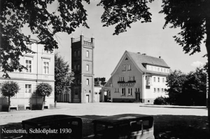 Szczecinek schlosplatz -Reprodukcja 7025