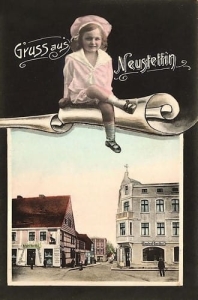 Szczecinek litografia -Reprodukcja 7026
