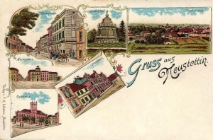 Szczecinek Litografia -Reprodukcja 7068
