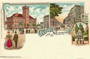 Szczecinek Litografia -Reprodukcja 7069