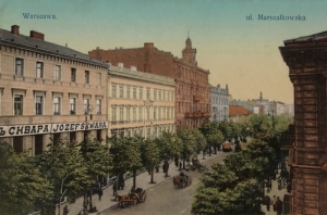Warszawa ul. Marszałkowska -Reprodukcja 8190