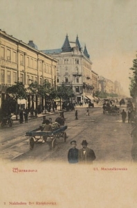 Warszawa ul. Marszałkowska -Reprodukcja 8191