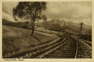 Zakopane wjazd -Reprodukcja 2497