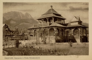 Zakopane Kawiarnia w Parku -Reprodukcja 2426