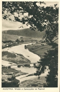Muszyna widok na Poprad -Reprodukcja 4942