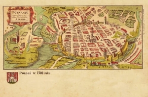 Poznań w 1510 roku - Reprodukcja 5372
