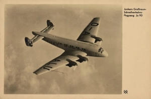 Samolot Ju 90 - Reprodukcja 4187