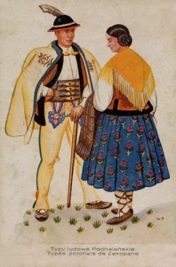 Zakopane Typy podhalańskie -Reprodukcja 2470