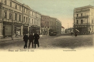 Zabrze Kronprinzenstrasse - Reprodukcja 7326
