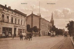 Gliwice Bahnhofstrasse - Reprodukcja 7414