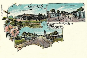 Biedrusko Poznań litografia - Reprodukcja 7469