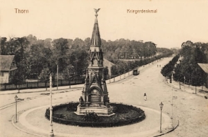 Toruń Pomnik wojenny - Reprodukcja 7589