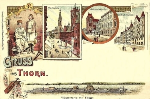 Toruń litografia - Reprodukcja 7640