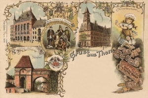 Toruń litografia - Reprodukcja 7641
