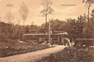 Koszalin przystanek tramwaj - Reprodukcja 7702