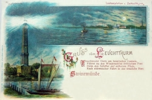 Świnoujście  Latarnia morska - Reprodukcja 8012
