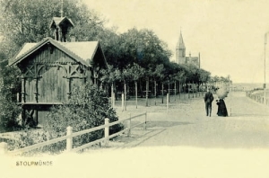 Ustka promenada - Reprodukcja 8085