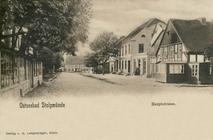 Ustka Hauptstrasse - Reprodukcja 8086