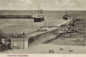 Ustka Port - Reprodukcja 8094
