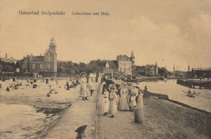 Ustka Latarnia morska - Reprodukcja 8095