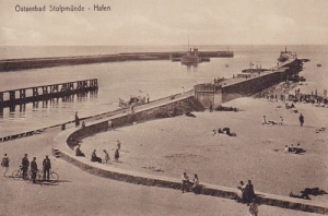 Ustka Port - Reprodukcja 8096