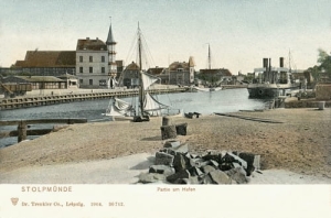 Ustka port - Reprodukcja 8237