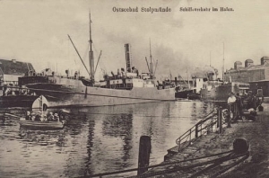 Ustka port - Reprodukcja 8243