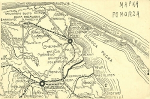 Wejherowo mapka - Reprodukcja 8286