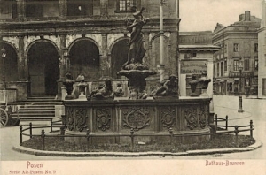 Poznań Fontanna - Reprodukcja 8449