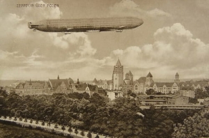 Poznań Panorama, Zeppelin - Reprodukcja 8482