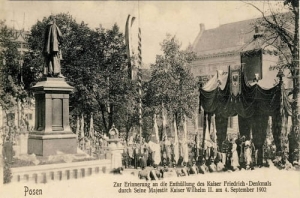 Poznań Pomnik Wilhelma - Reprodukcja 8496