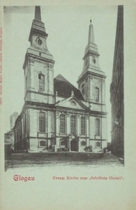 Głogów Kościół ewangelicki  - Reprodukcja 8555