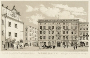 Głogów Deutsches Haus - Reprodukcja 8587