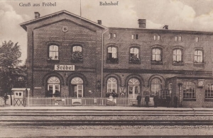 Głogów Wróblin Dworzec  - Reprodukcja 8653
