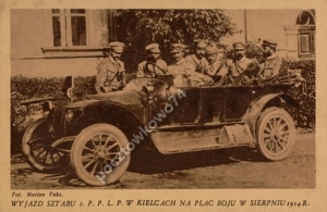 Kielce Wyjazd Sztabu na bój - Reprodukcja 3408