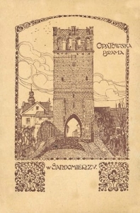 Sandomierz Brama Opatowska -Reprodukcja 4992