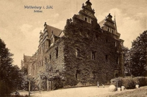 Wałbrzych Zamek - Reprodukcja 1733