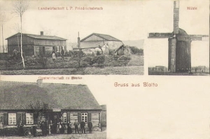 Błoto widokowa wiatrak - Reprodukcja 9160