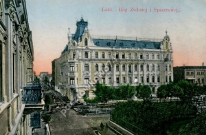 Łódź róg Zielonej i Spacerowej -Reprodukcja 3617
