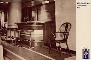 M/S Sobieski bar kl.III -Reprodukcja 4156
