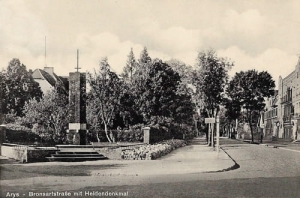 Orzysz Bronsartstrasse -  Reprodukcja  9297