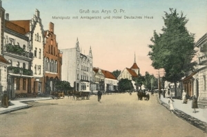 Orzysz Rynek -  Reprodukcja  9301