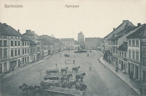 Bartoszyce Rynek - Reprodukcja 9423