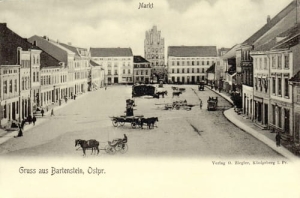 Bartoszyce Rynek - Reprodukcja 9429