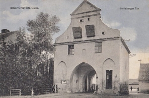 Bisztynek Brama Lidzbarska - Reprodukcja 9468